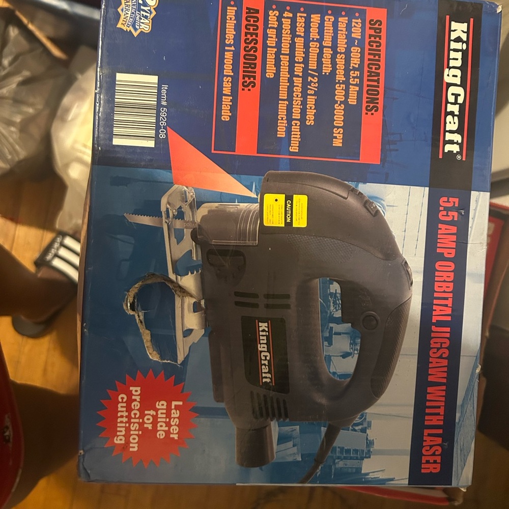 KingCraft 5.5 Amp Jigsaw with Laser